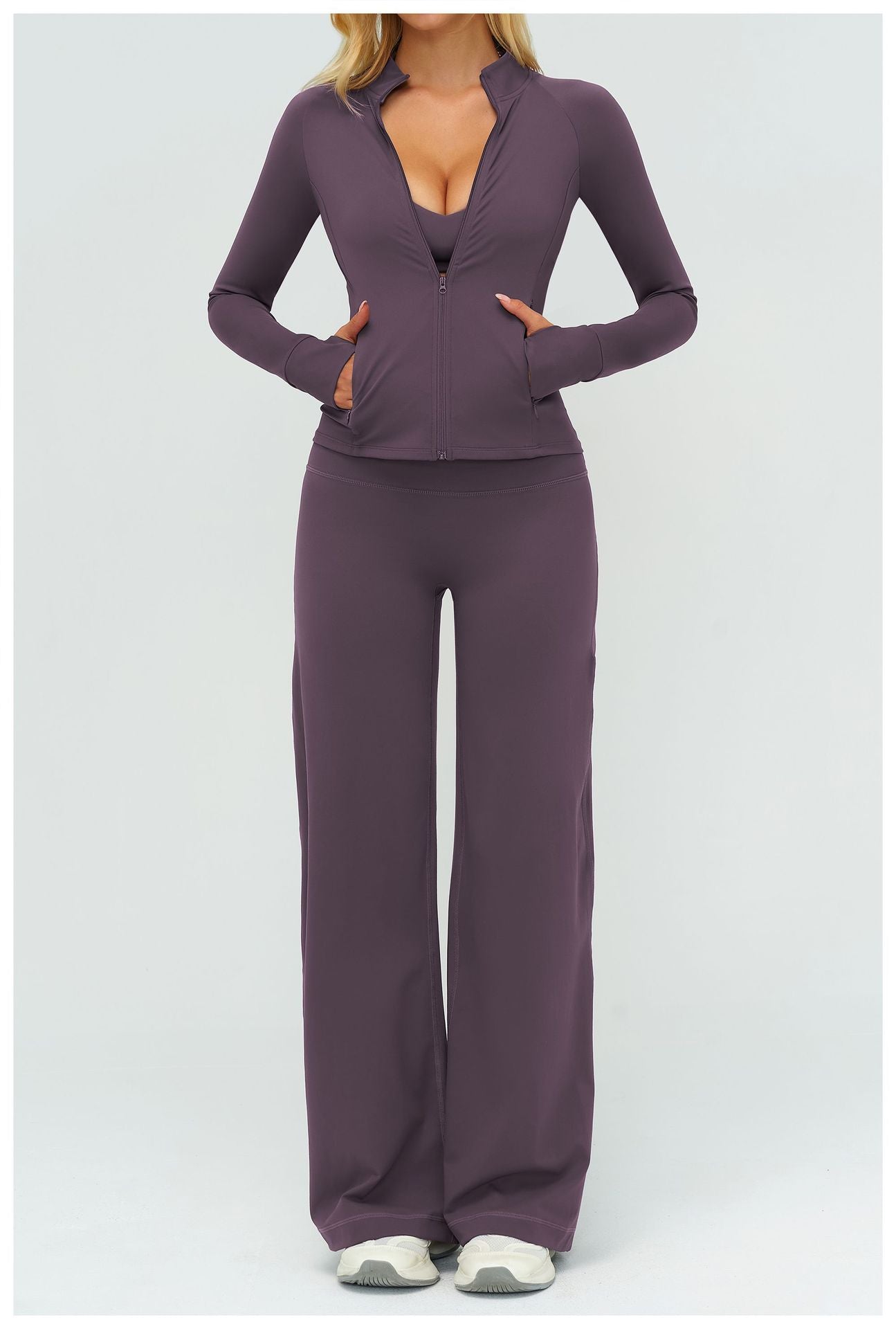 Elite Flex Wide Leg Sportbroek Dames High Waist Pilates en Athleisure