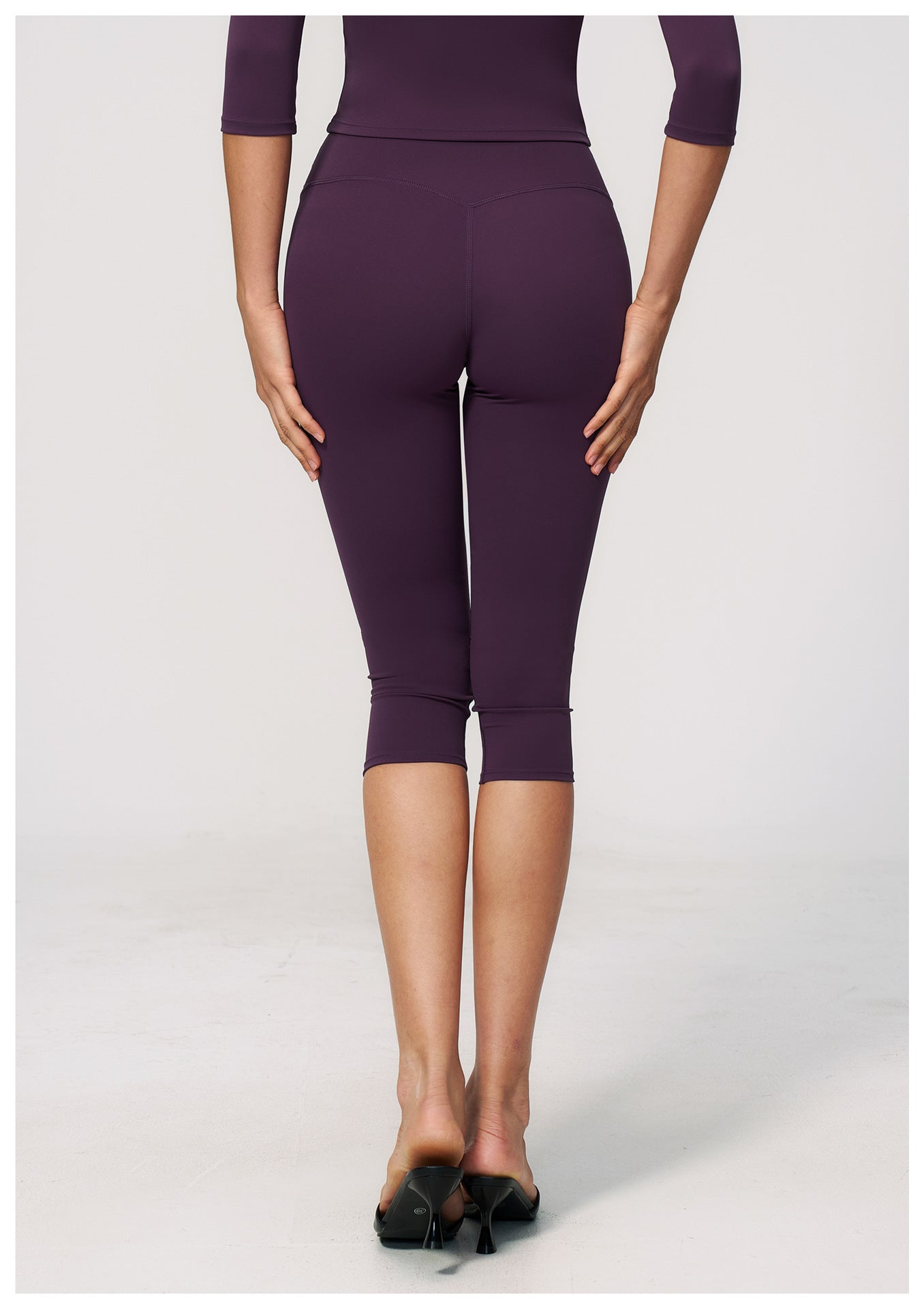 Elite Flex Capri Sportlegging Dames 3/4 High Waist Legging Gym Pilates en Hardlopen