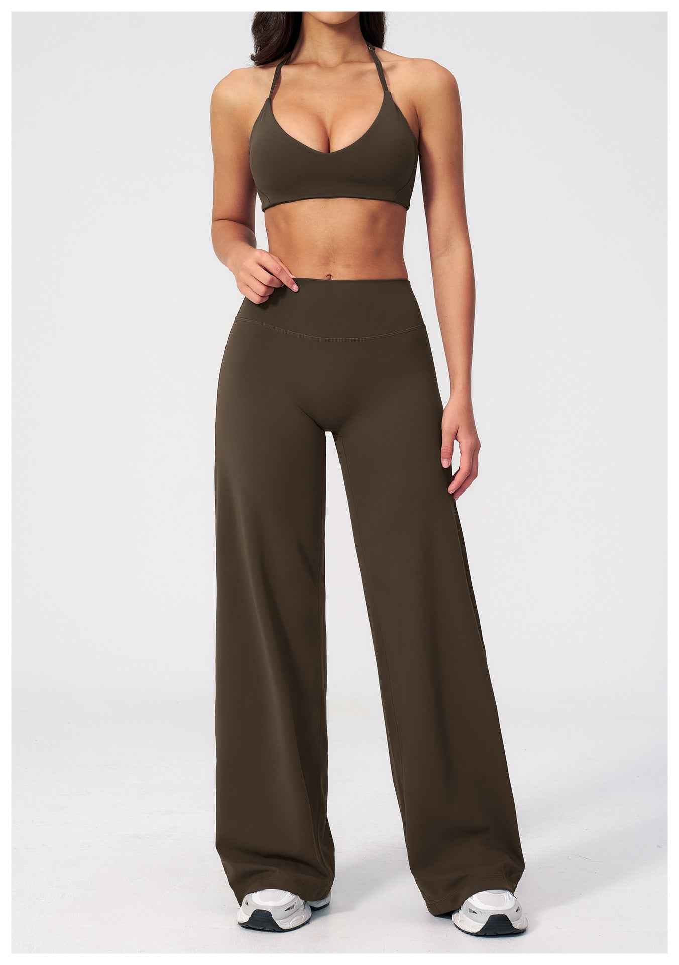 Elite Flex Wide Leg Sportbroek Dames High Waist Pilates en Athleisure