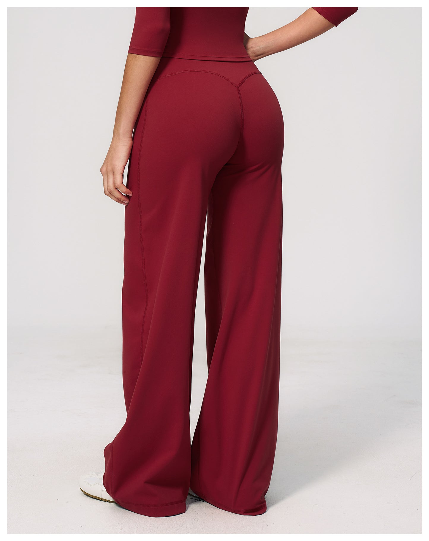 Elite Flex Wide Leg Sportbroek Dames High Waist Pilates en Athleisure