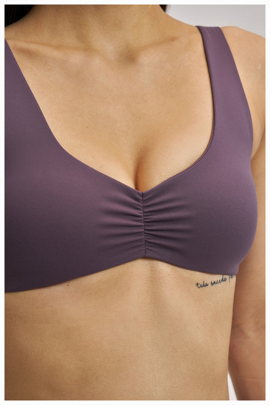 Elite Flex Wide Sport-BH Dames Square Neck Bralette Lichte Support Yoga en Pilates