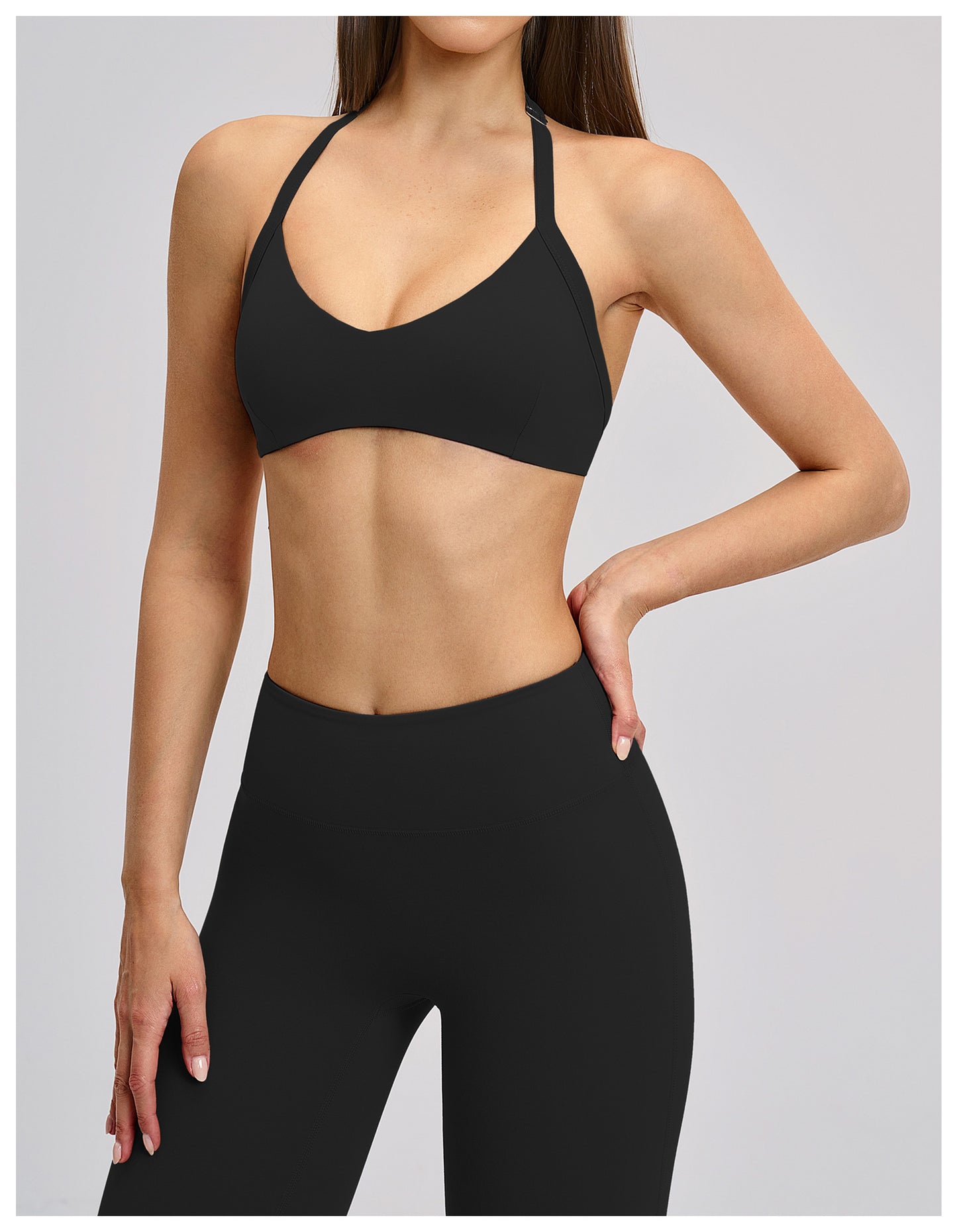 Elite Flex V Halter Sport-BH Dames Medium Support Krachttraining Gym en Fitness