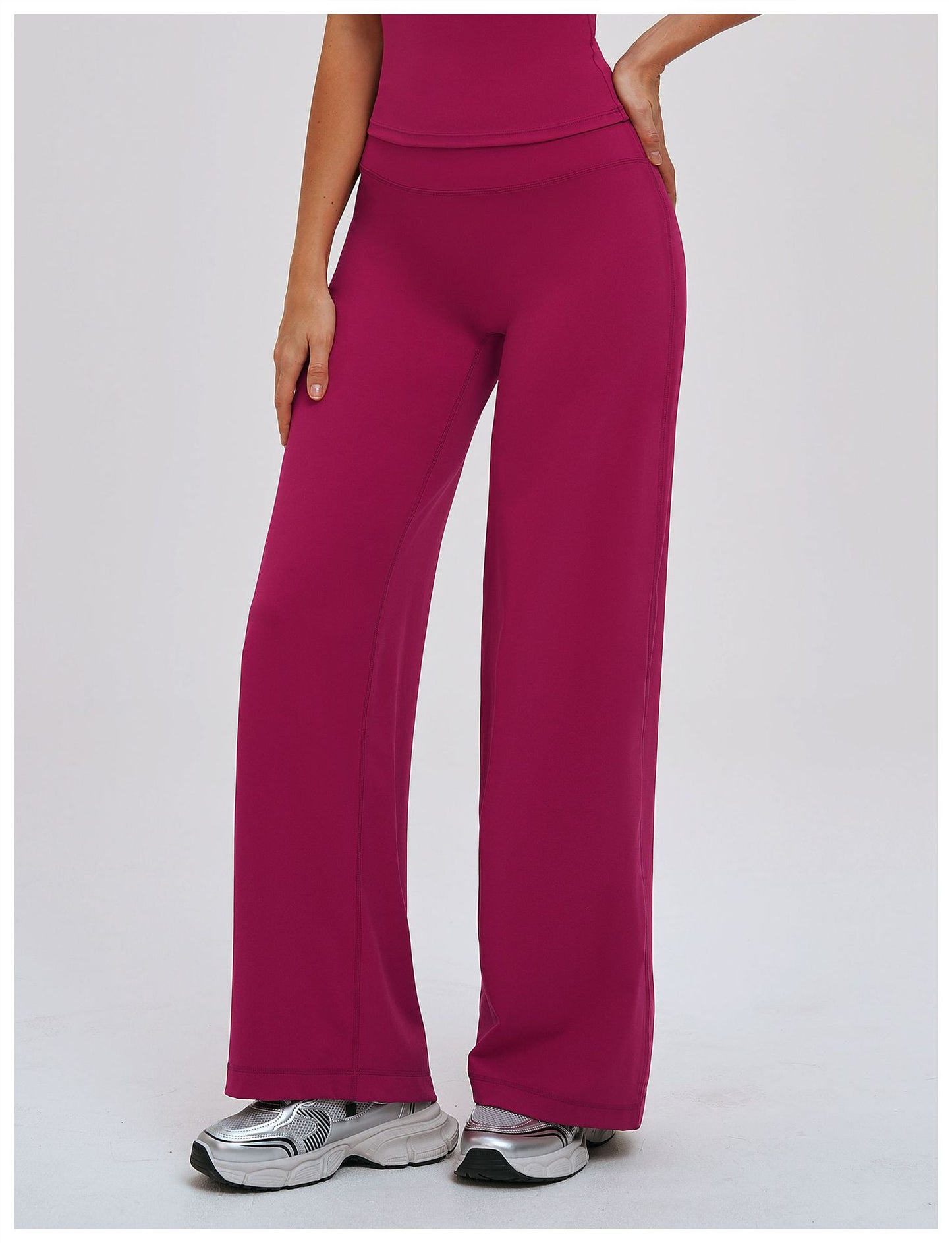 Elite Flex Wide Leg Sportbroek Dames High Waist Pilates en Athleisure