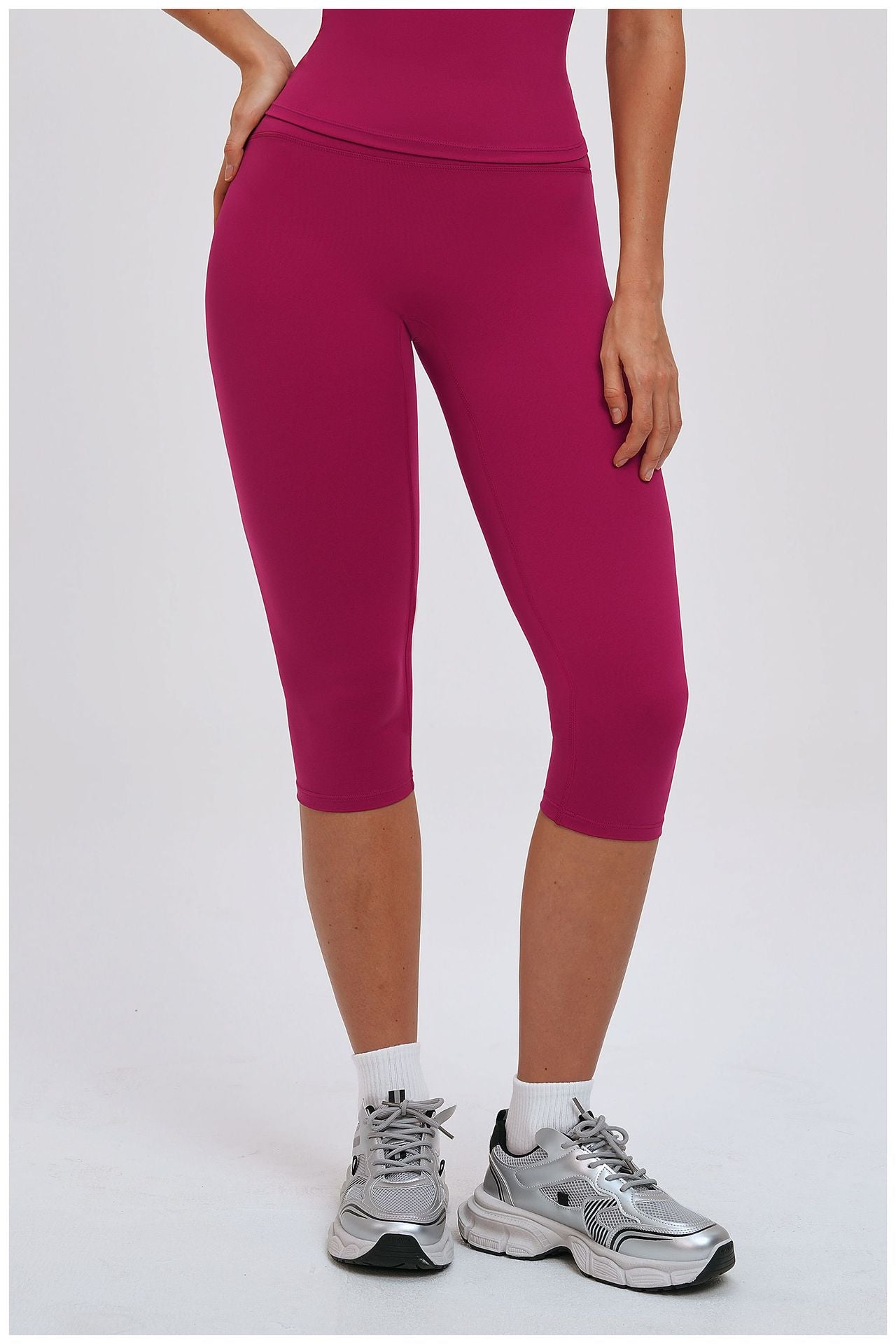 Elite Flex Capri Sportlegging Dames 3/4 High Waist Legging Gym Pilates en Hardlopen