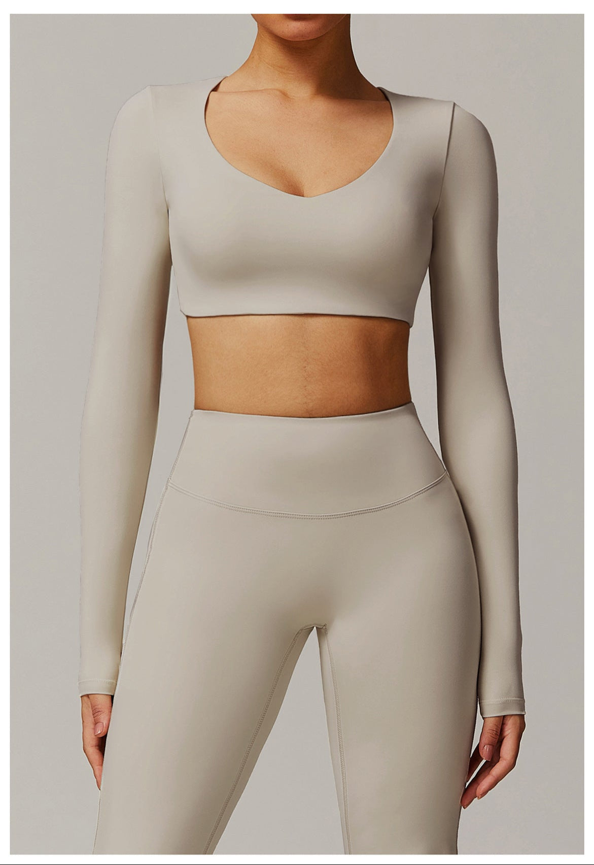Muse Long Sleeve Crop Top