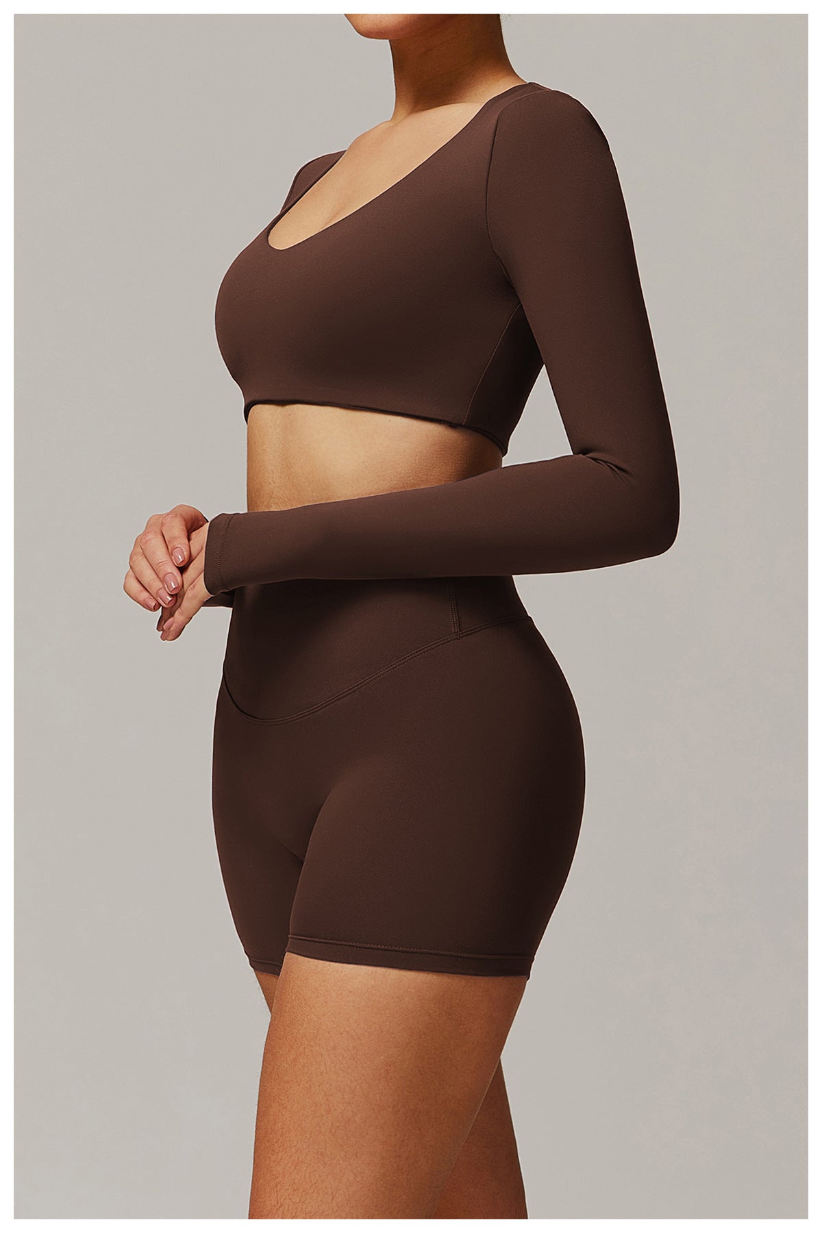 Muse Long Sleeve Crop Top