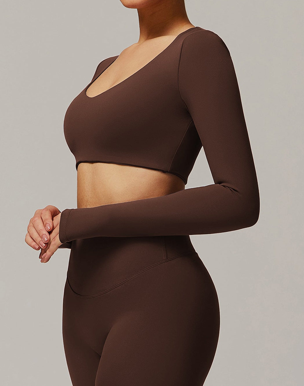 Muse Long Sleeve Crop Top