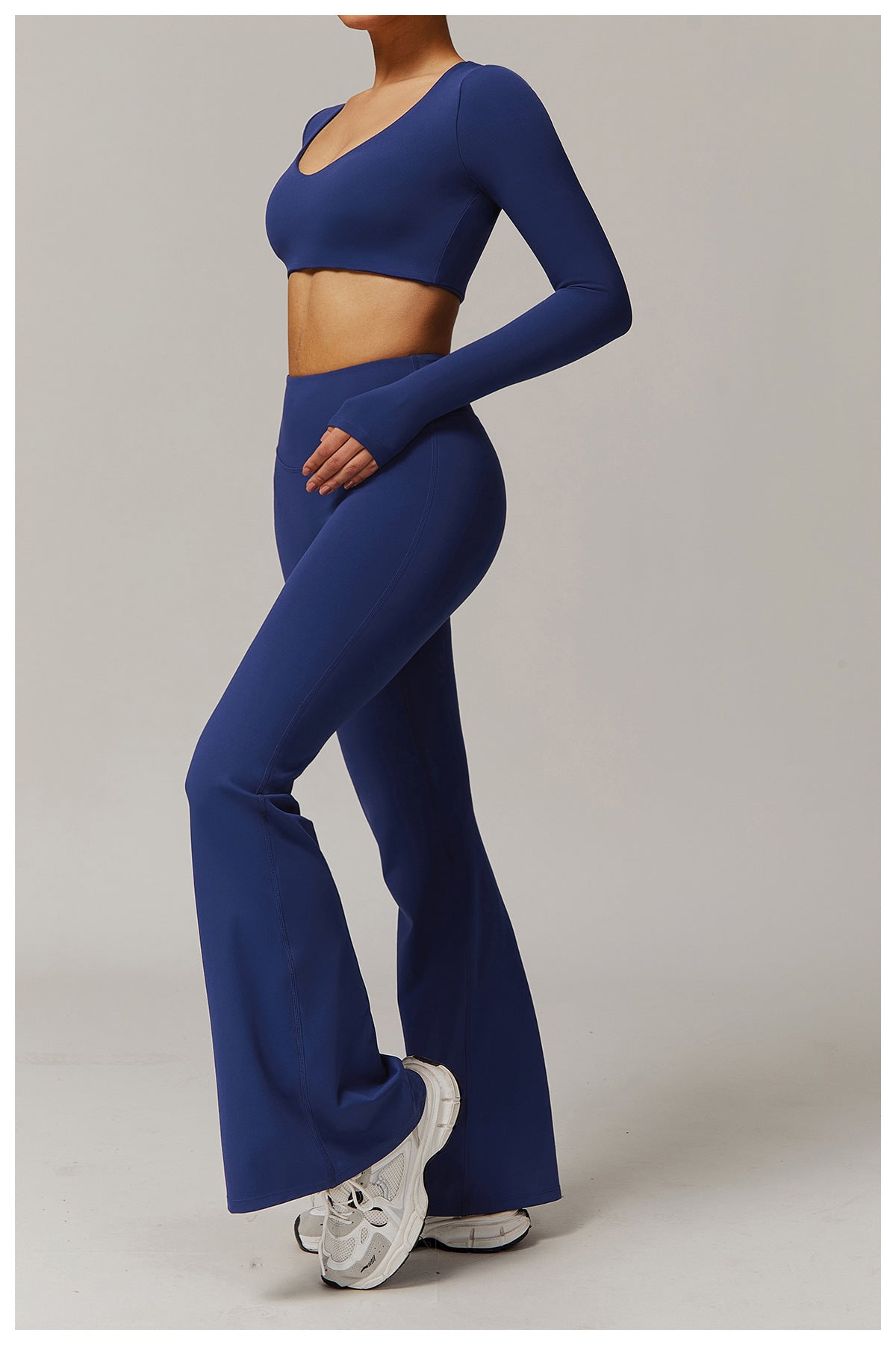 Muse Long Sleeve Crop Top
