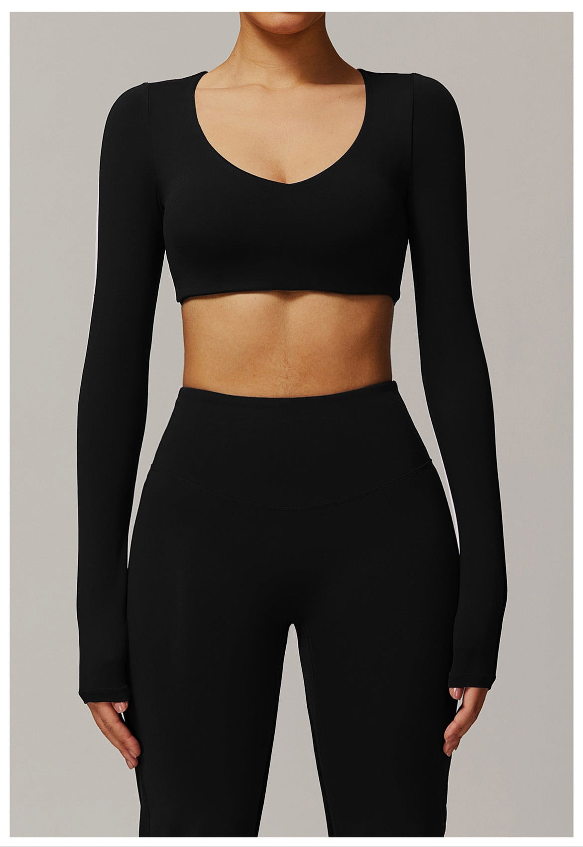 Muse Long Sleeve Crop Top