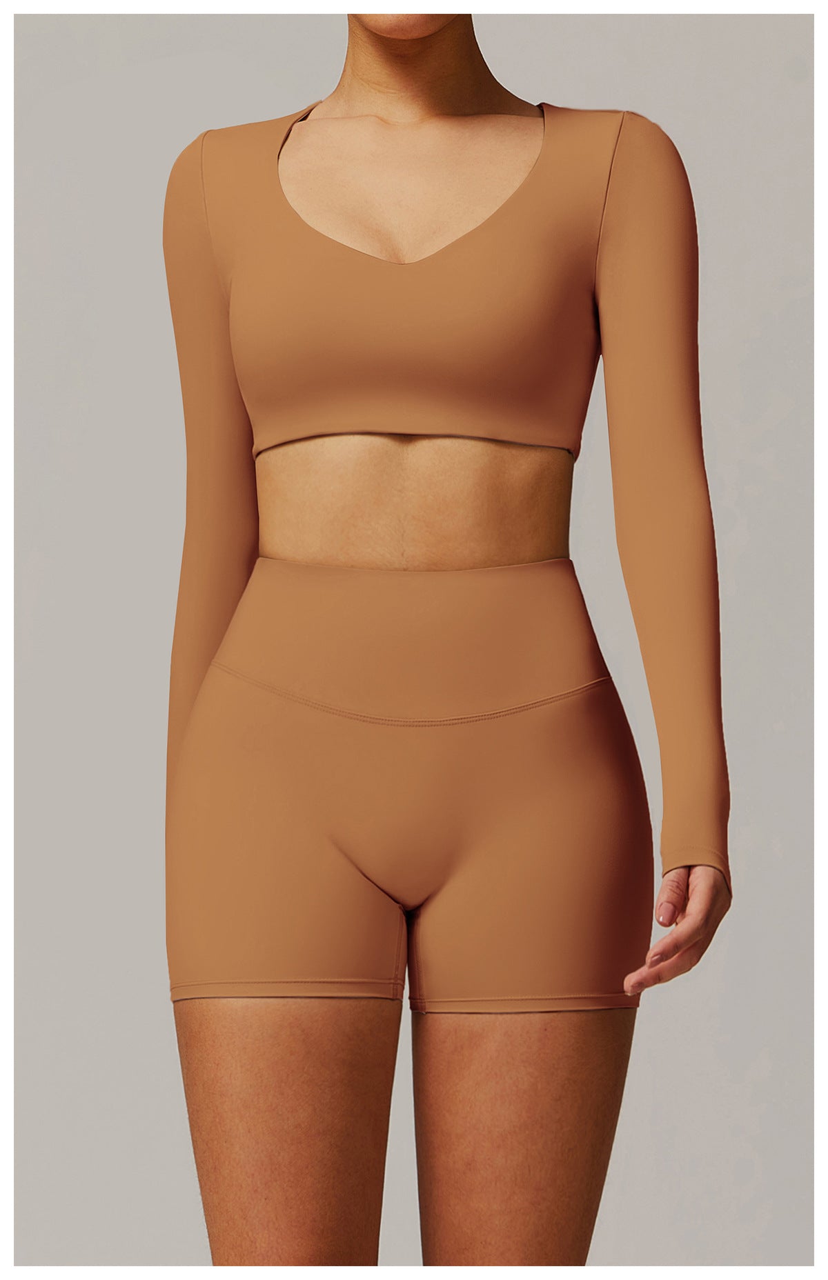 Muse Long Sleeve Crop Top