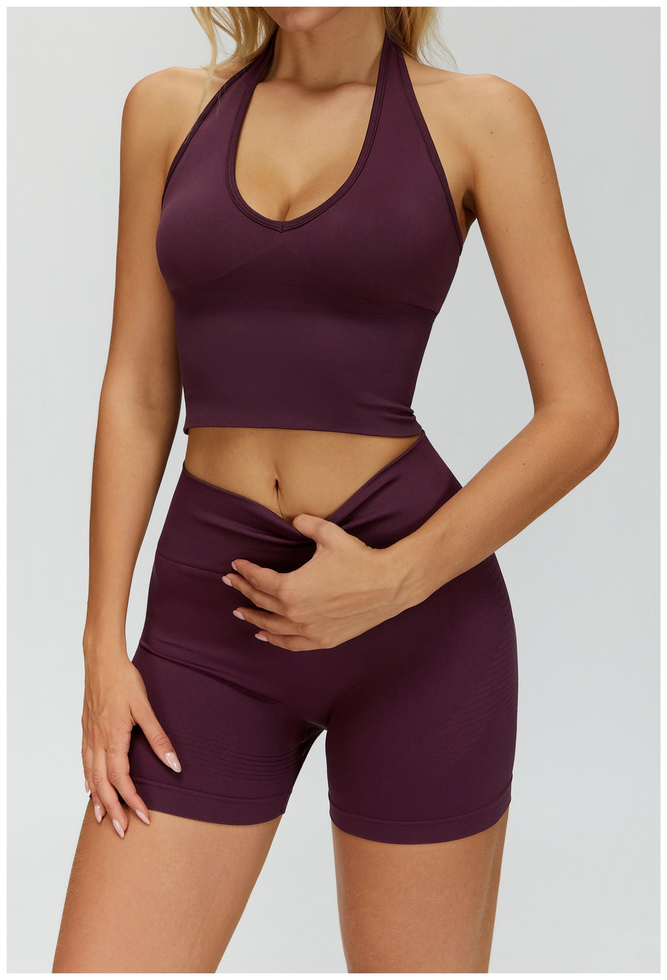 MuscleMuse Ultimate Flex Halter Crop Top – Power Your Flex