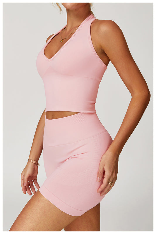 Elite Flex Halter Crop Top