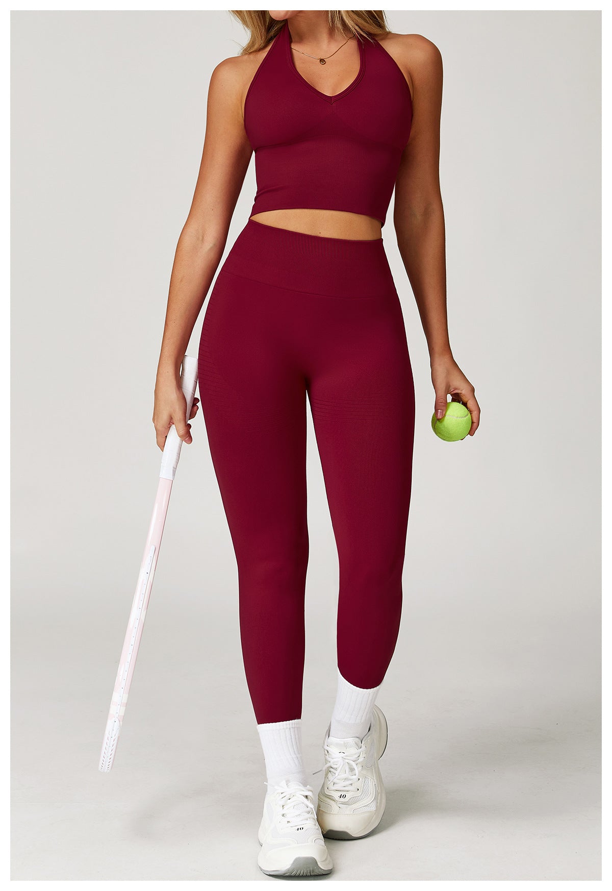 Elite Flex Halter Crop Top