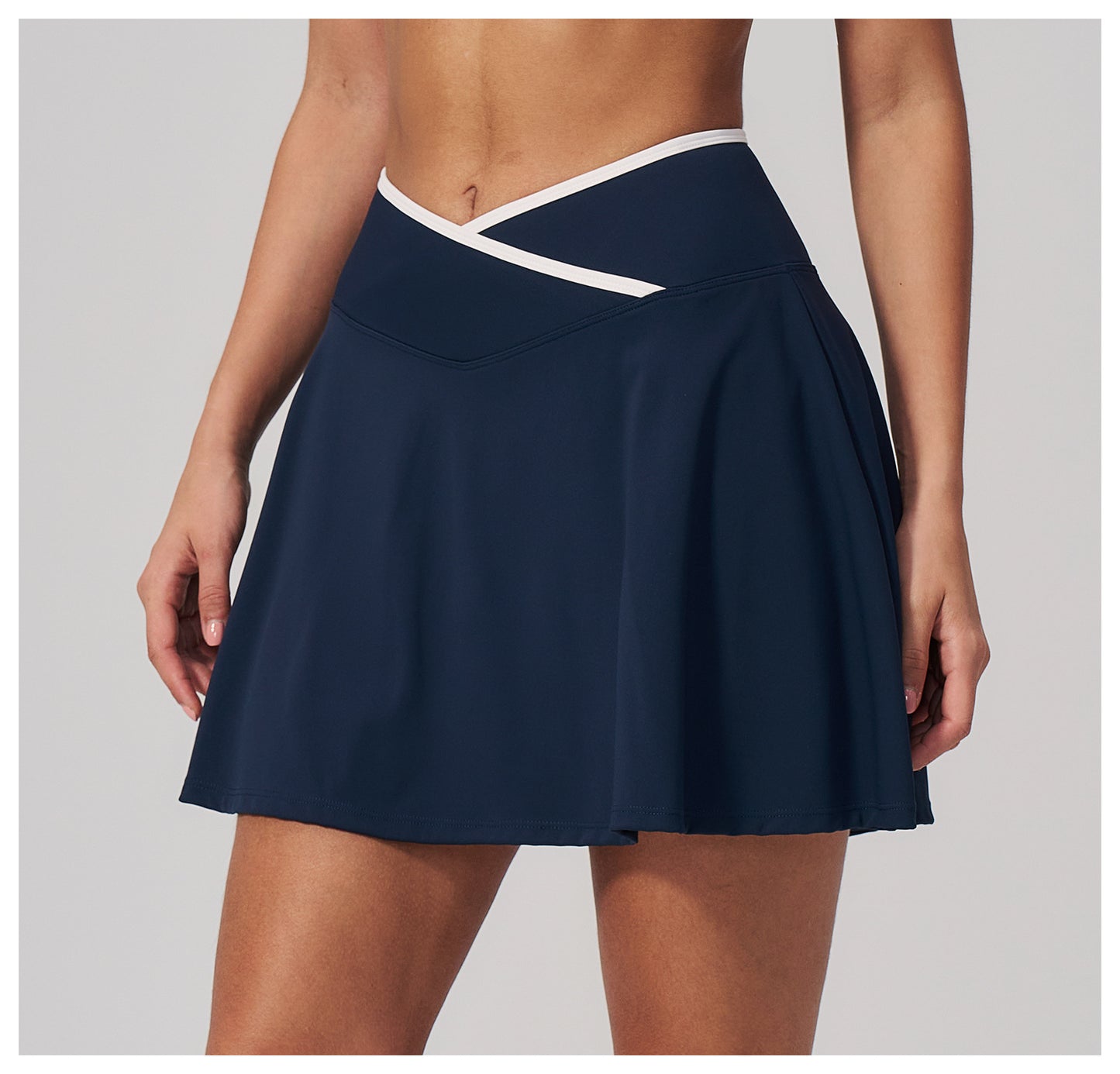 MuscleMuse Tennis Skirt Dames Tennisrokje met Shorts Tennis Padel en Sport