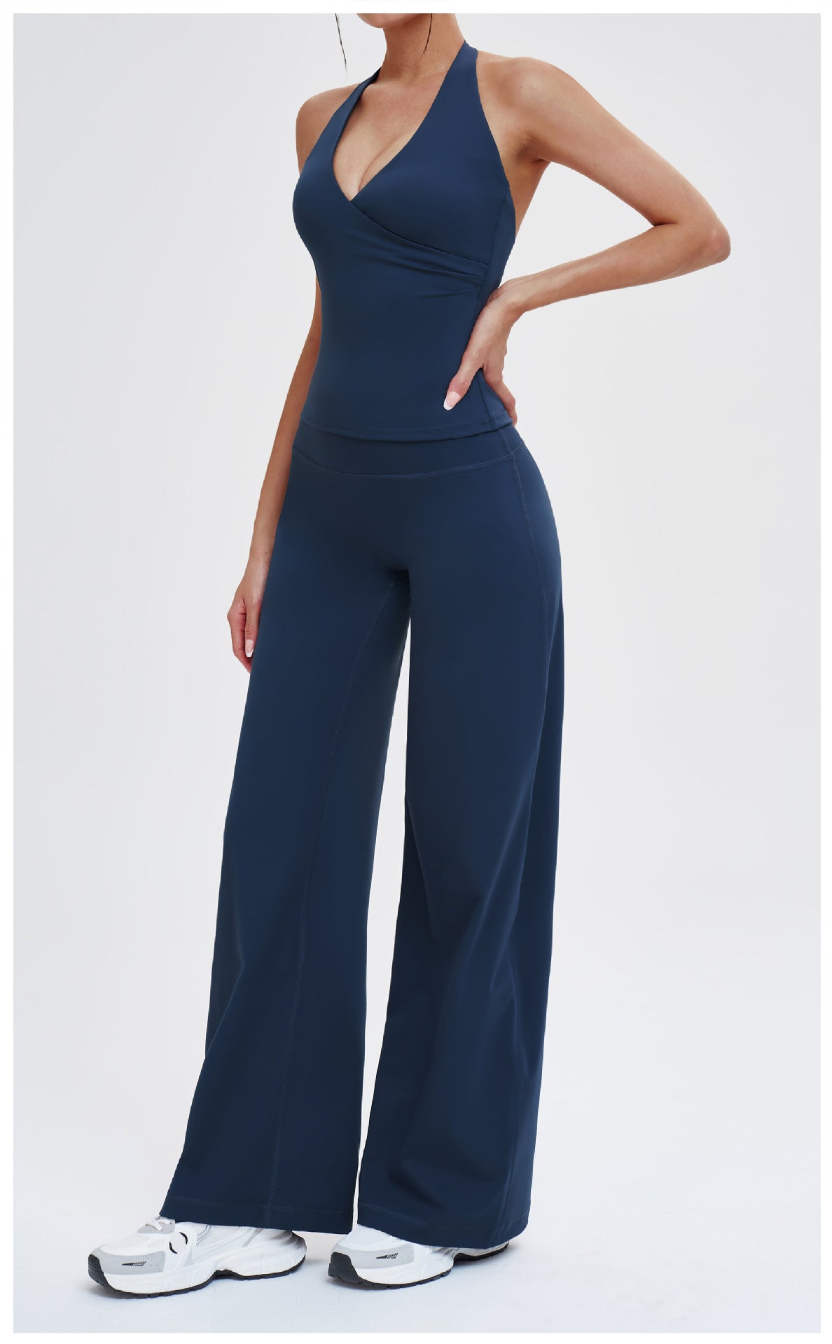 Elite Flex Wide Leg Sportbroek Dames High Waist Pilates en Athleisure