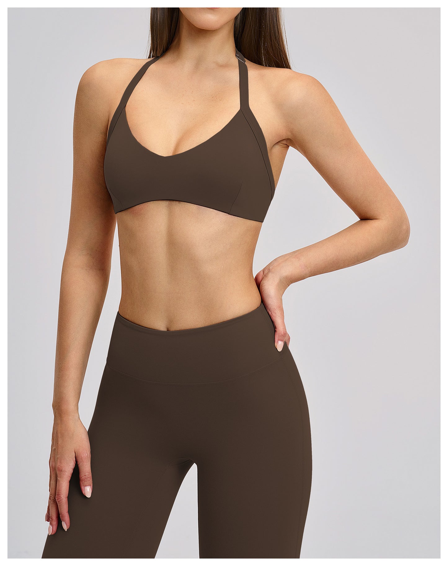 Elite Flex V Halter Sport-BH Dames Medium Support Krachttraining Gym en Fitness