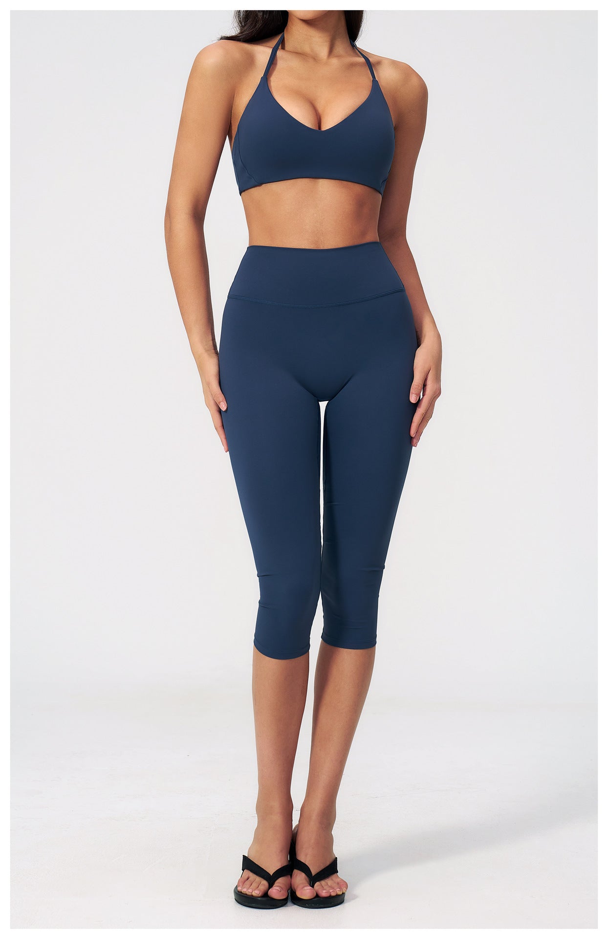 Elite Flex Capri Sportlegging Dames 3/4 High Waist Legging Gym Pilates en Hardlopen