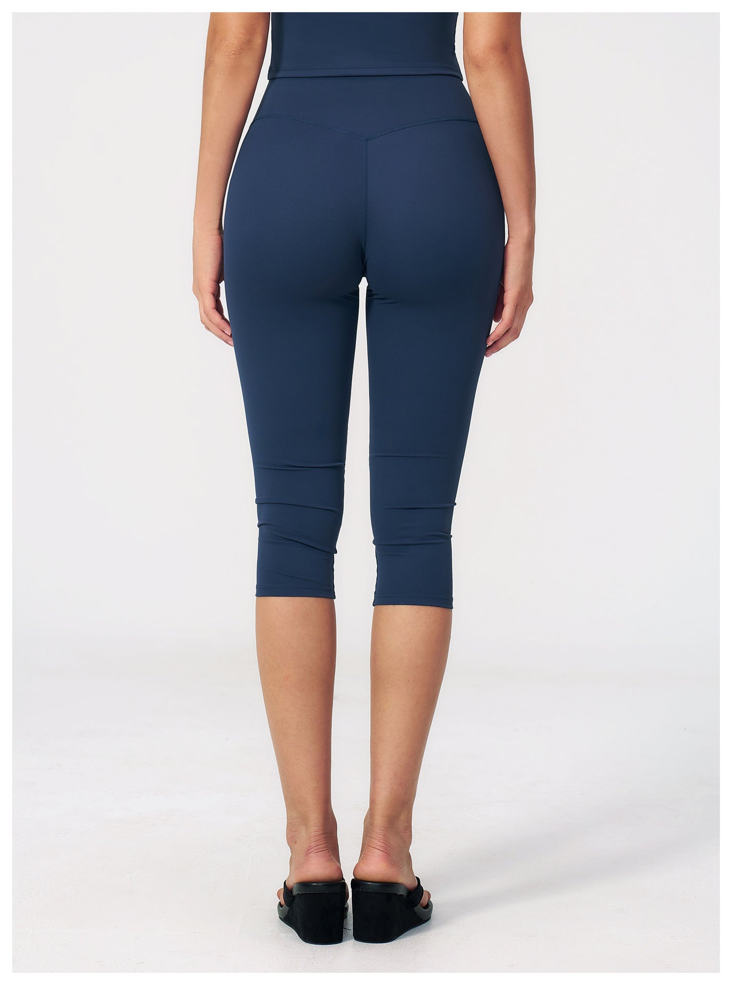 Elite Flex Capri Sportlegging Dames 3/4 High Waist Legging Gym Pilates en Hardlopen