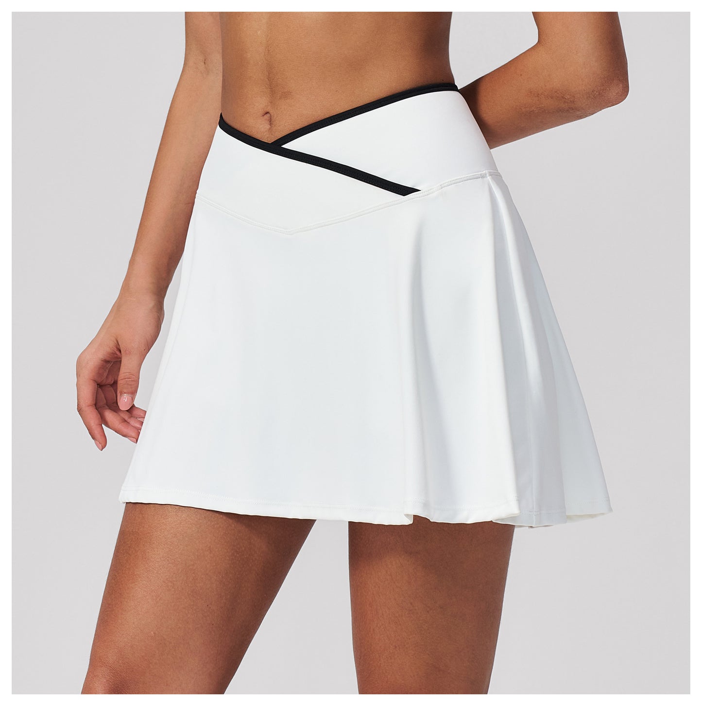 MuscleMuse Tennis Skirt Dames Tennisrokje met Shorts Tennis Padel en Sport