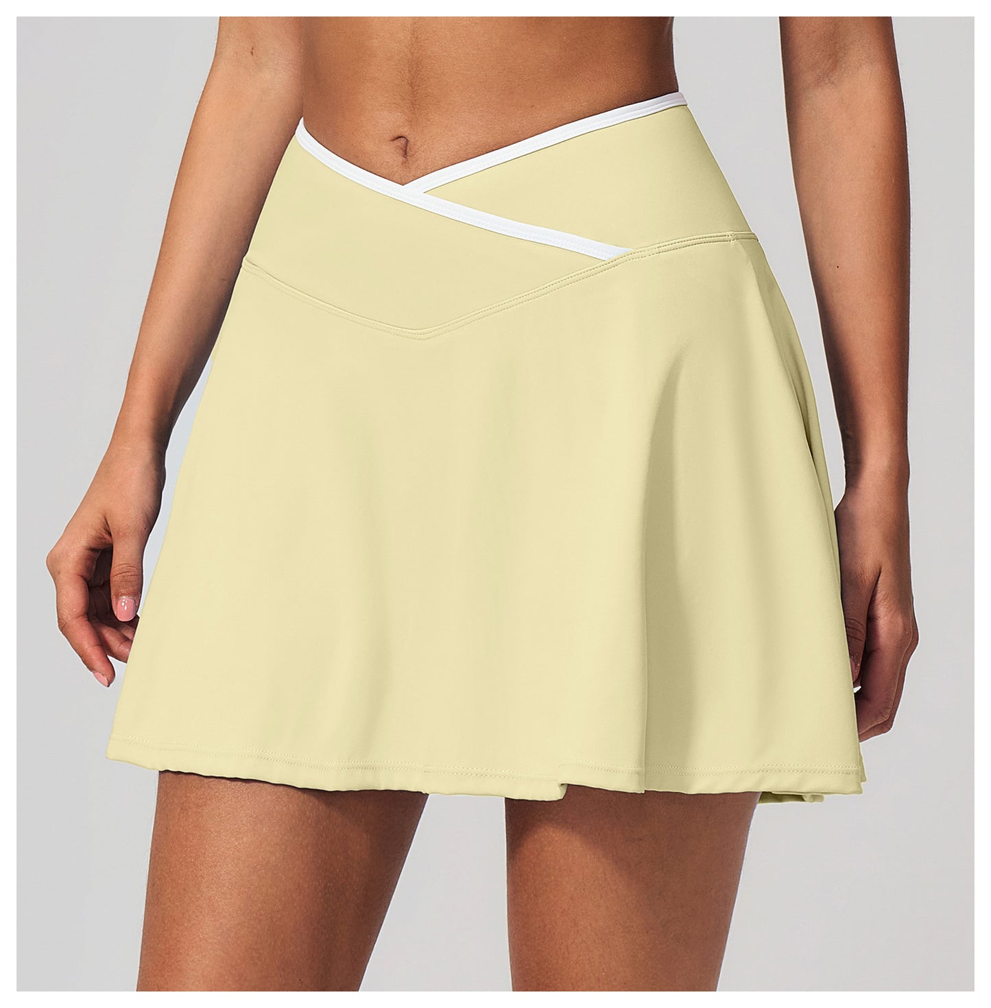 MuscleMuse Tennis Skirt Dames Tennisrokje met Shorts Tennis Padel en Sport