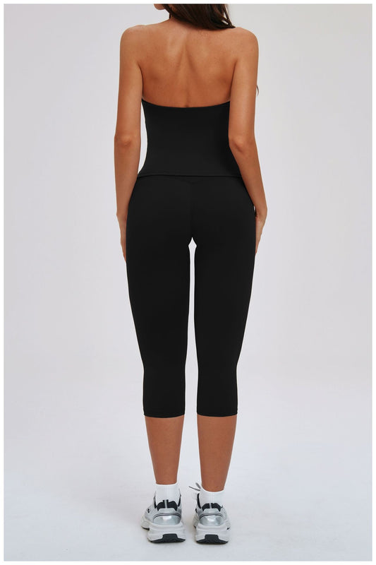 Elite Flex Capri Sportlegging Dames 3/4 High Waist Legging Gym Pilates en Hardlopen