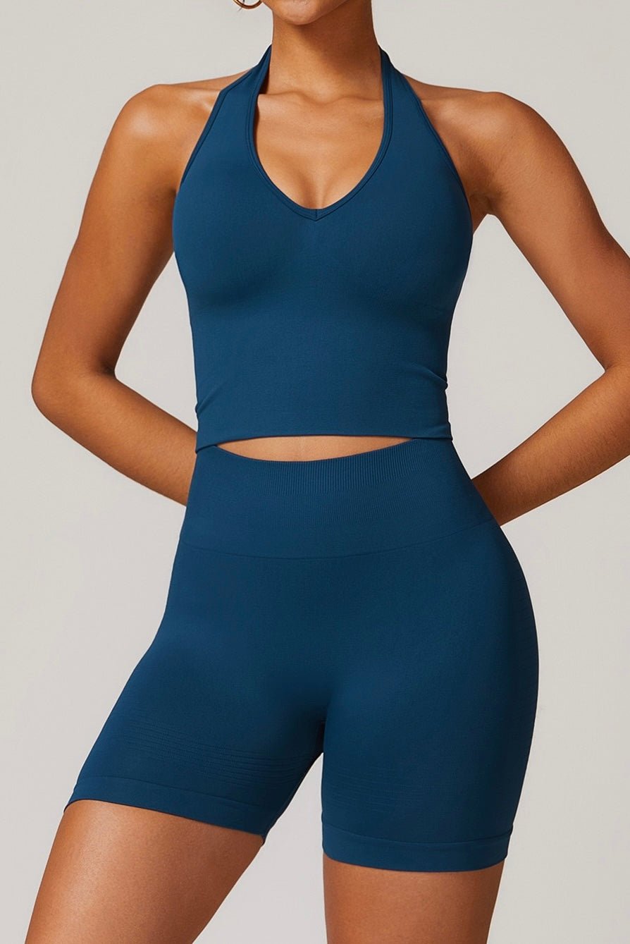 Elevate Halter Crop Top - Musclemuse