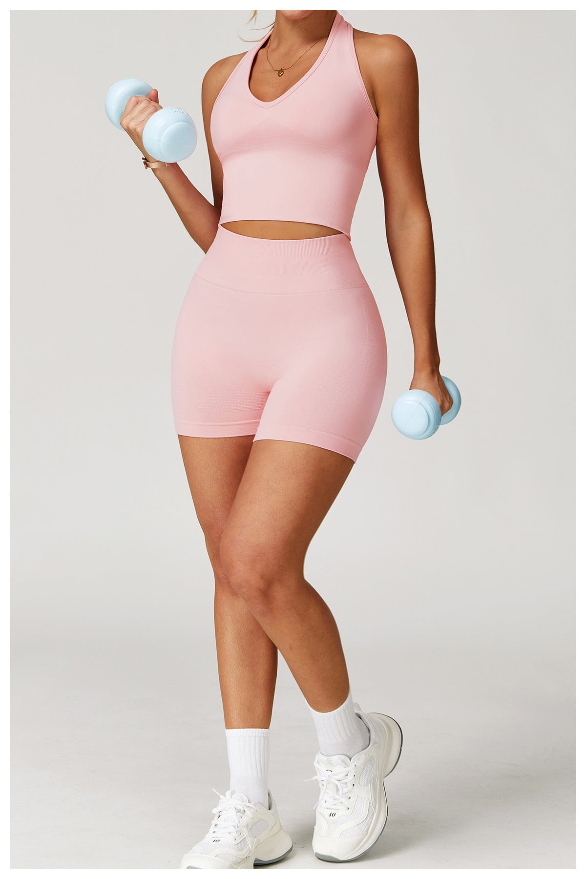Elite Flex Halter Crop Top